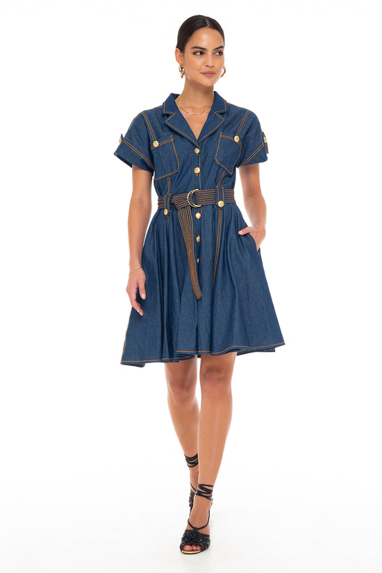 ELLEN VON MINI DRESS DENIM