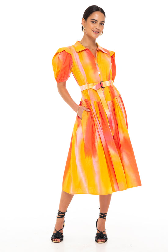 ZYA MIDI DRESS DUSK SUNSET