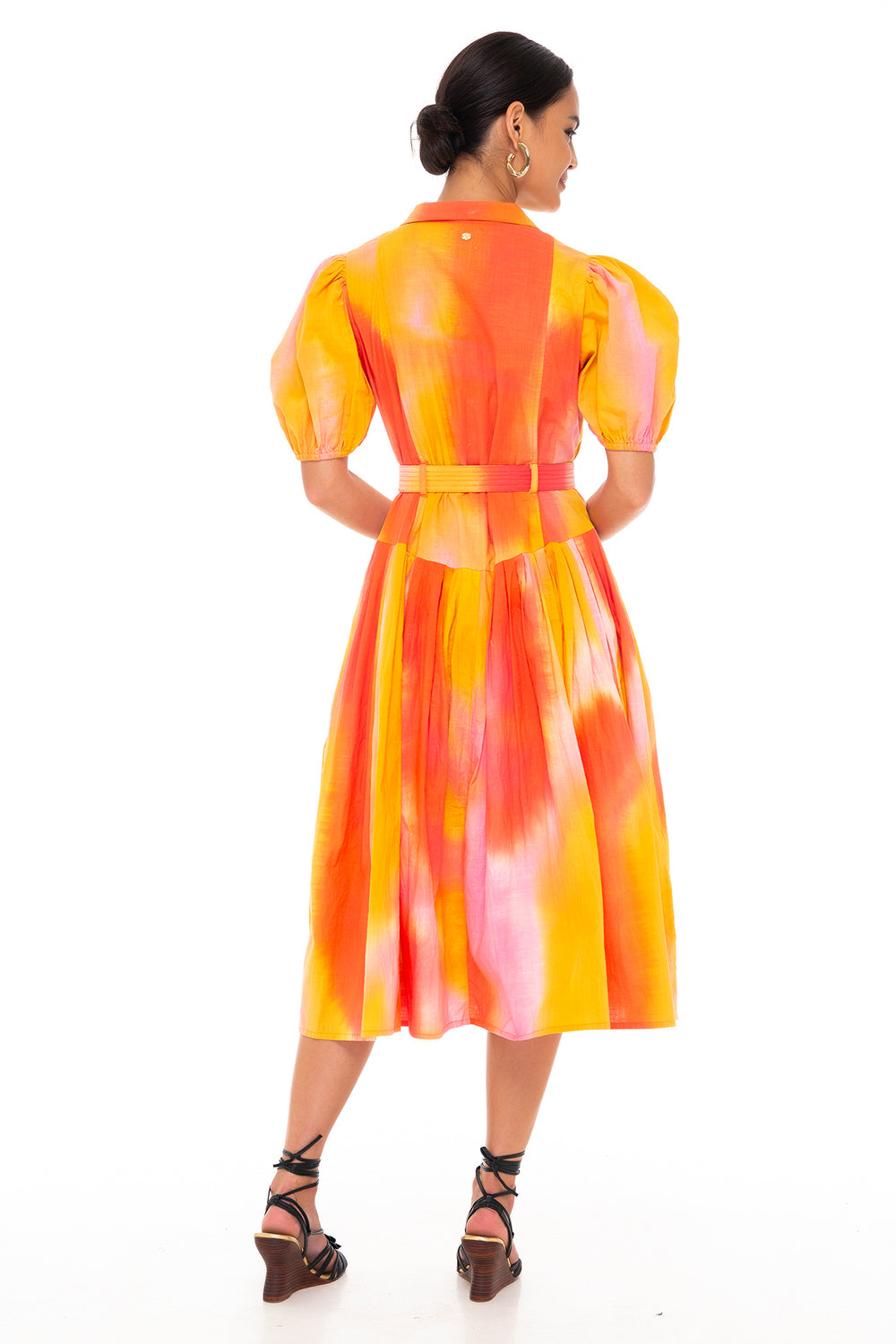 ZYA MIDI DRESS DUSK SUNSET