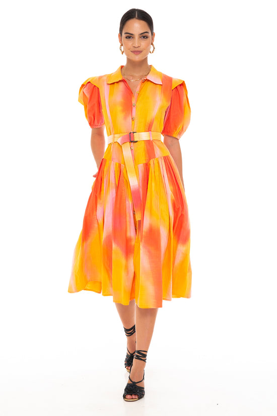 ZYA MIDI DRESS DUSK SUNSET