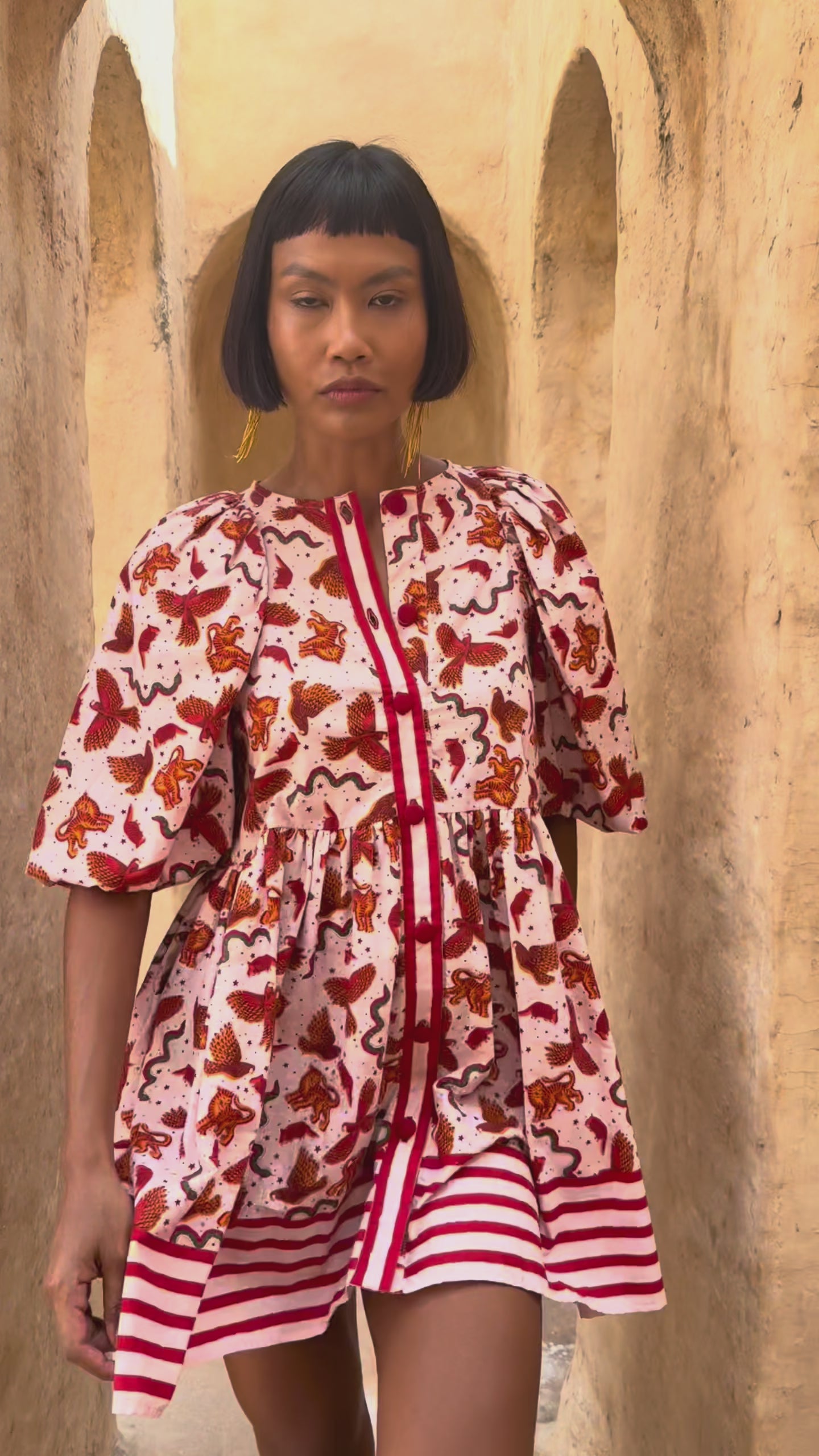 THE HOKU MINI DRESS ZODIAC