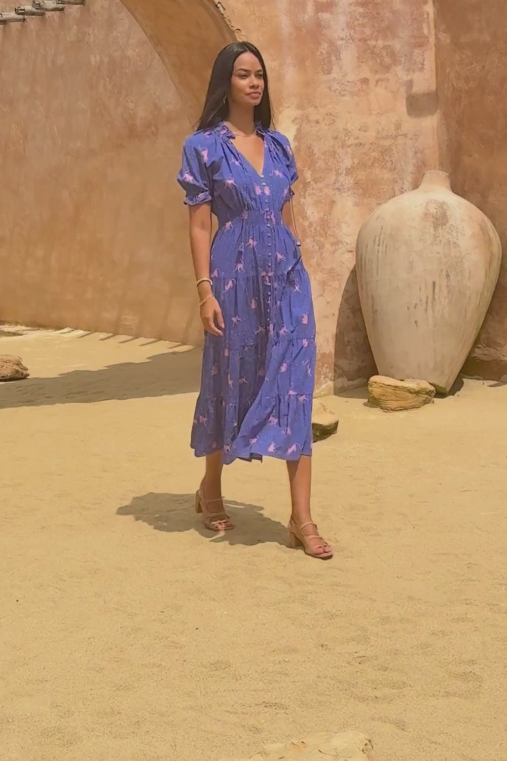 CAROLINA ISSA MAXI DRESS MONKEY STAR