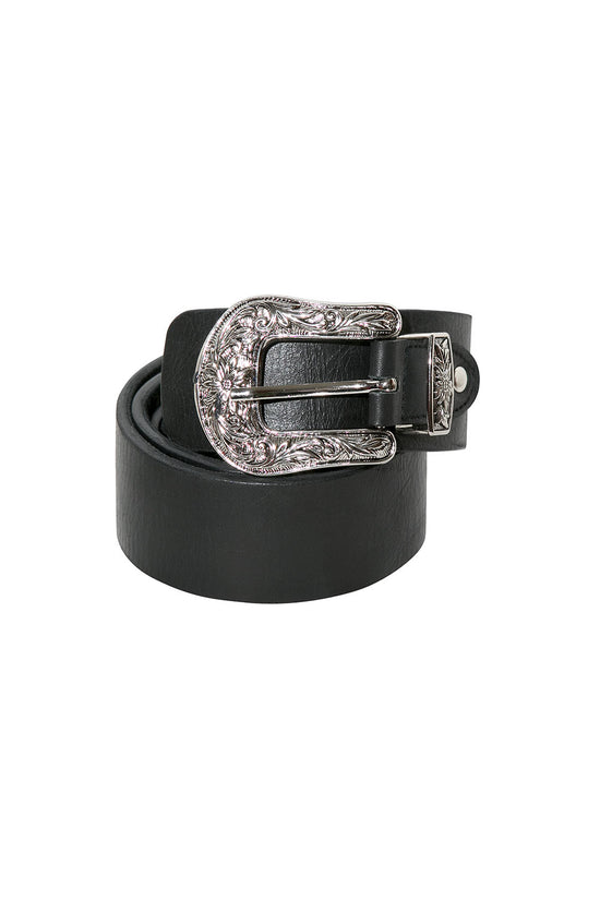 COWBOY DOUBLE BELT BLACK